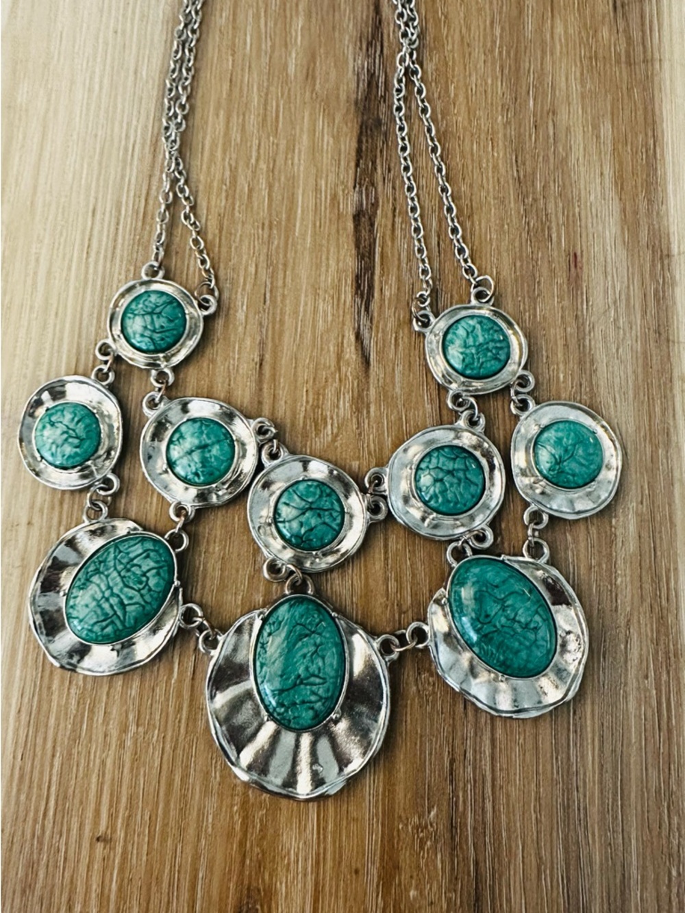 Western Hammered Statement Necklace